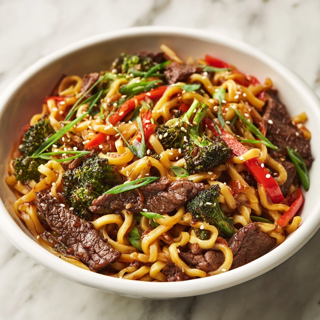 Hoisin Beef Noodles Recipe - Recipe Image