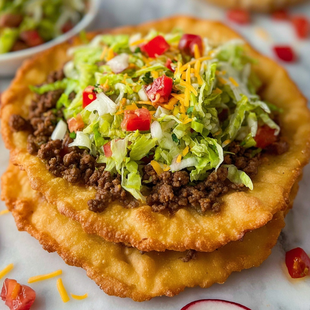 Indian Fry Bread Tacos Recipe - Recipe Image