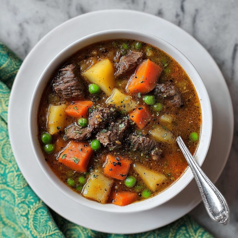 Old-Fashioned Vegetable Beef Soup Recipe