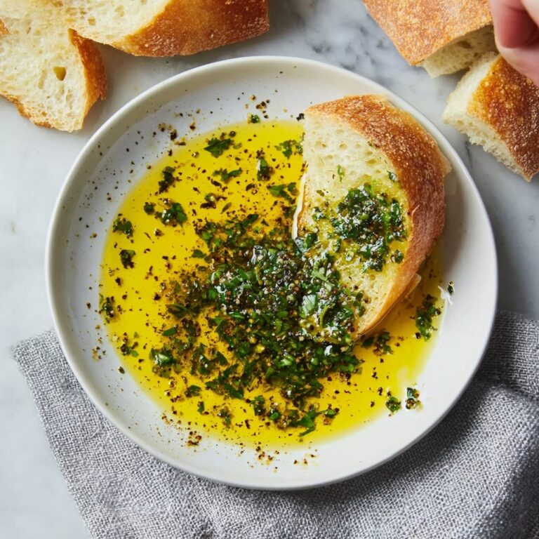 Olive Oil Dip with Warm Bread Recipe