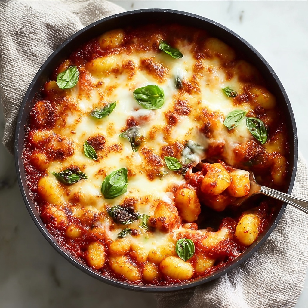 One Pan Gnocchi Pesto Bake Recipe - Recipe Image