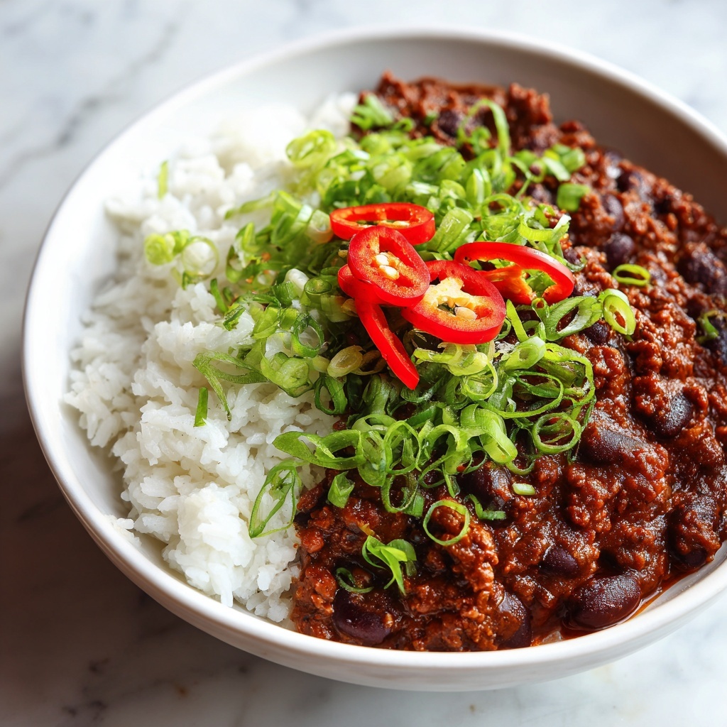 Easy Chili Beans and Rice Recipe - Recipe Image