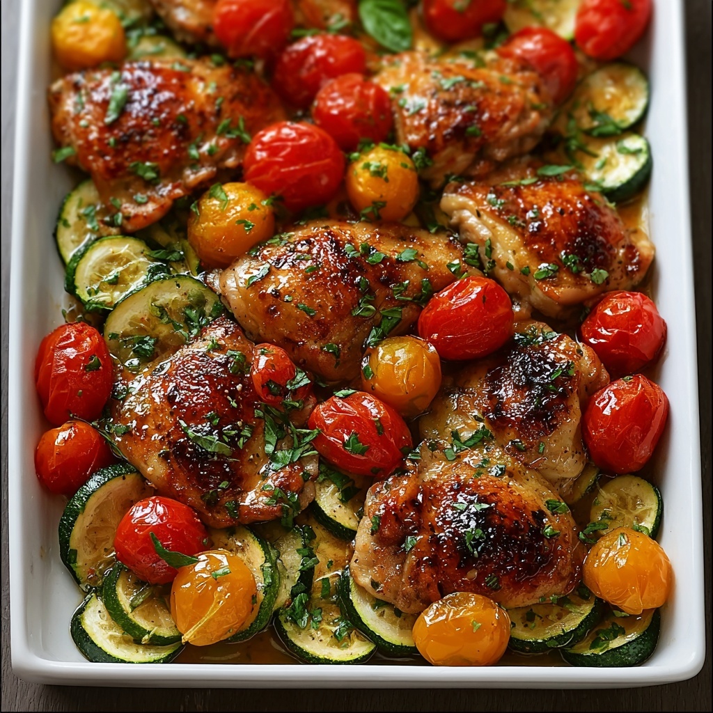 Mediterranean Chicken Zucchini Bake Recipe - Recipe Image