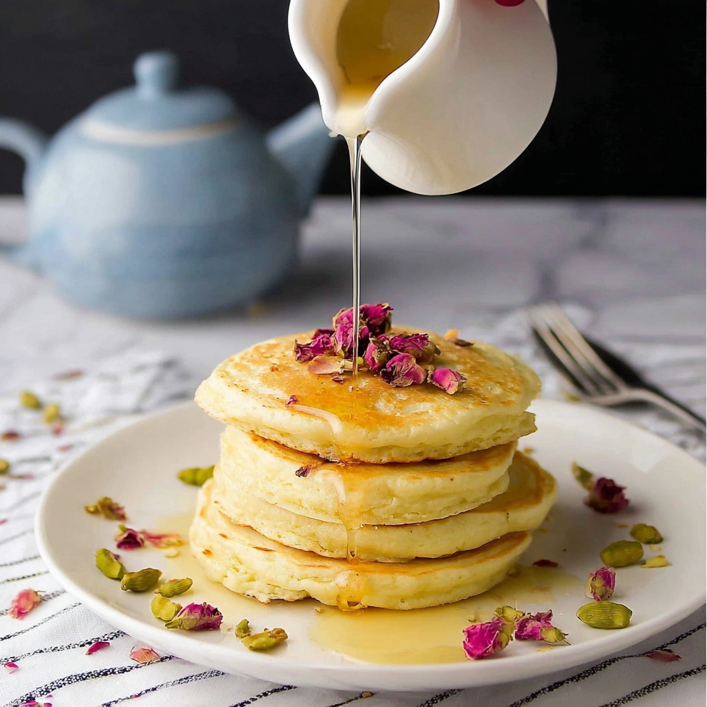 Rose Water Water Pancakes Recipe - Recipe Image