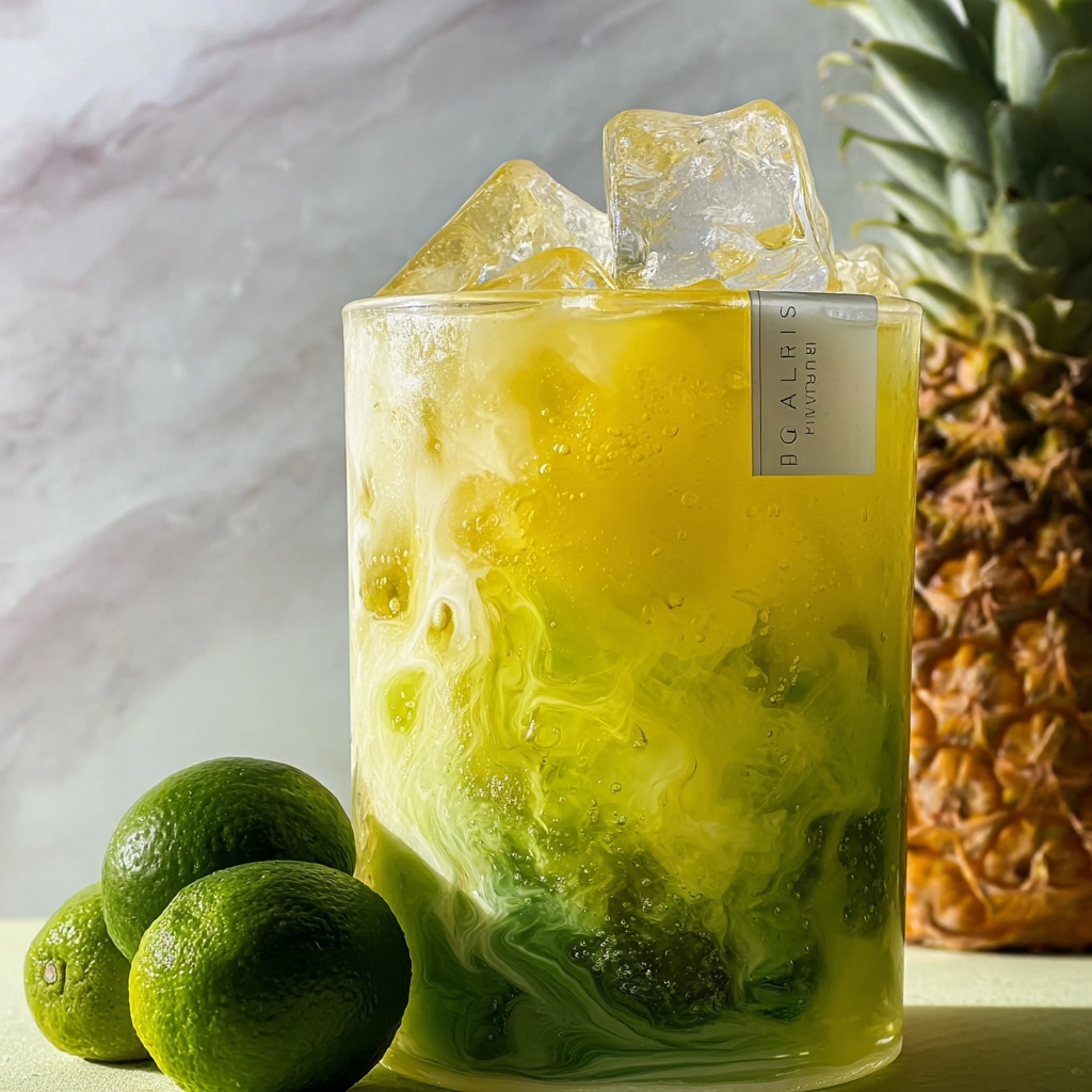 Pineapple Matcha Drink - Recipe Image