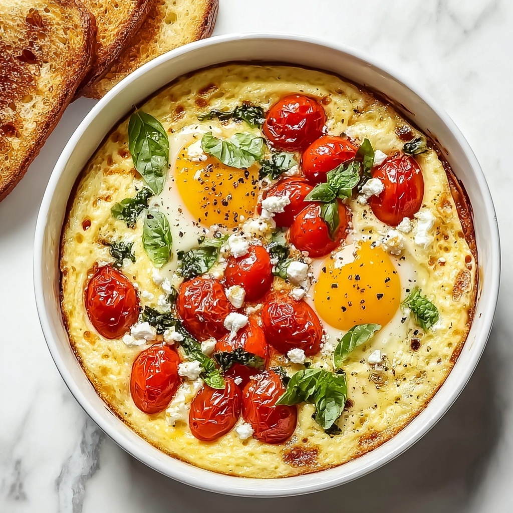 Flavor-Packed Baked Feta Eggs: The Ultimate Brunch! - Recipe Image
