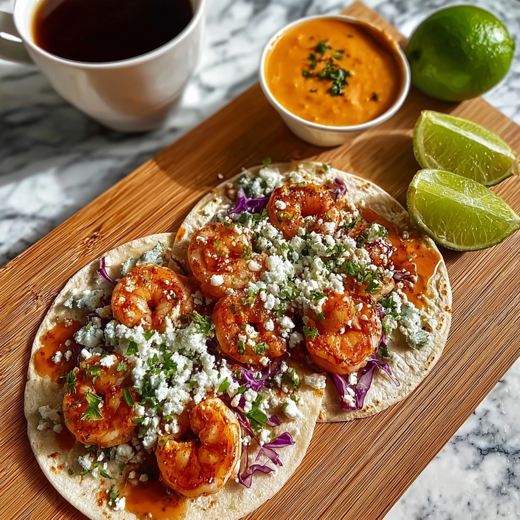 Mouthwatering Shrimp Tacos - Recipe Image