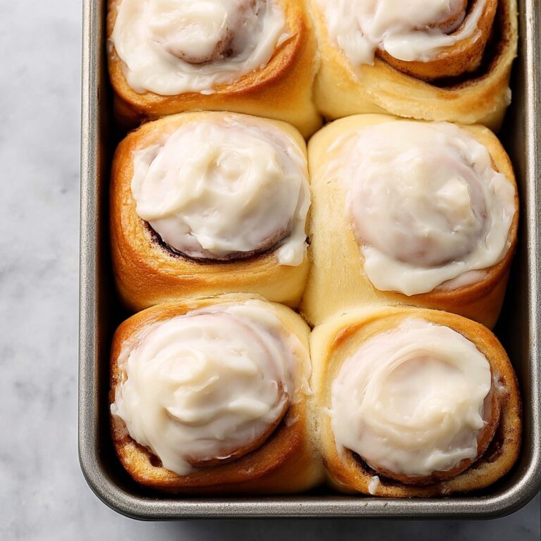 Homemade Cinnamon Rolls with Maple Cream Cheese Frosting Recipe