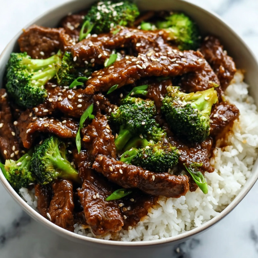 Savory Chinese Beef and Broccoli Recipe - Recipe Image