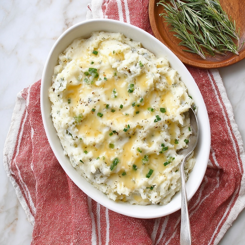 Blue Cheese Mashed Potatoes Recipe - Recipe Image
