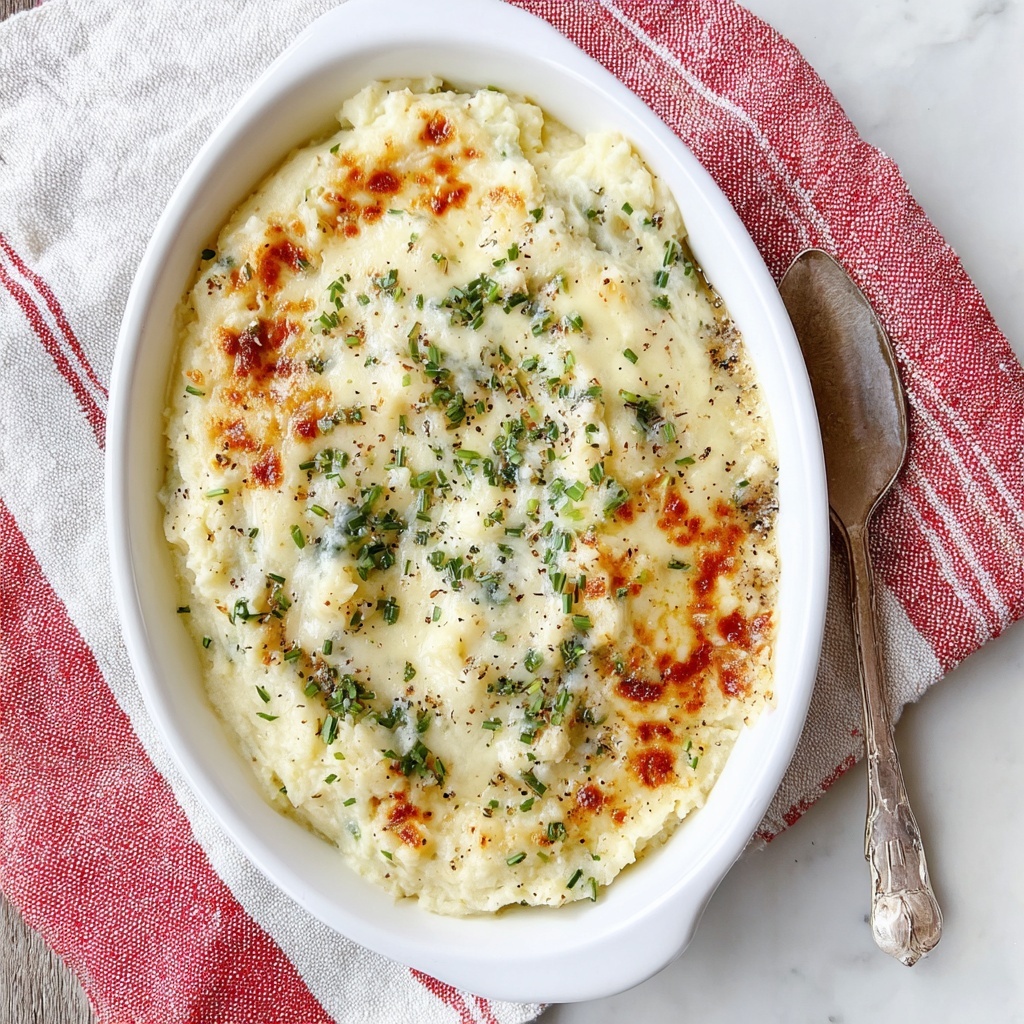 Blue Cheese Mashed Potatoes Recipe - Recipe Image