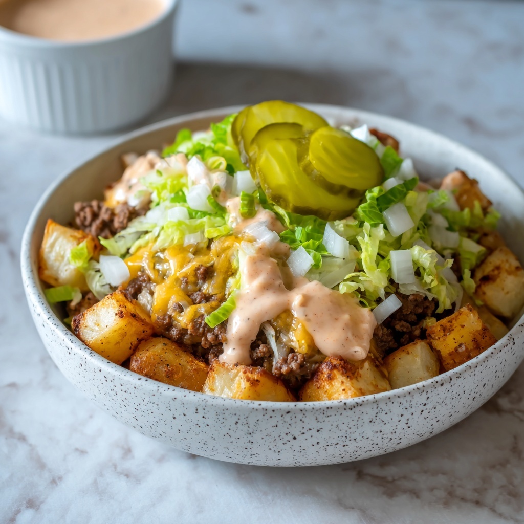 Loaded Potato Big Mac Bowl Recipe - Recipe Image