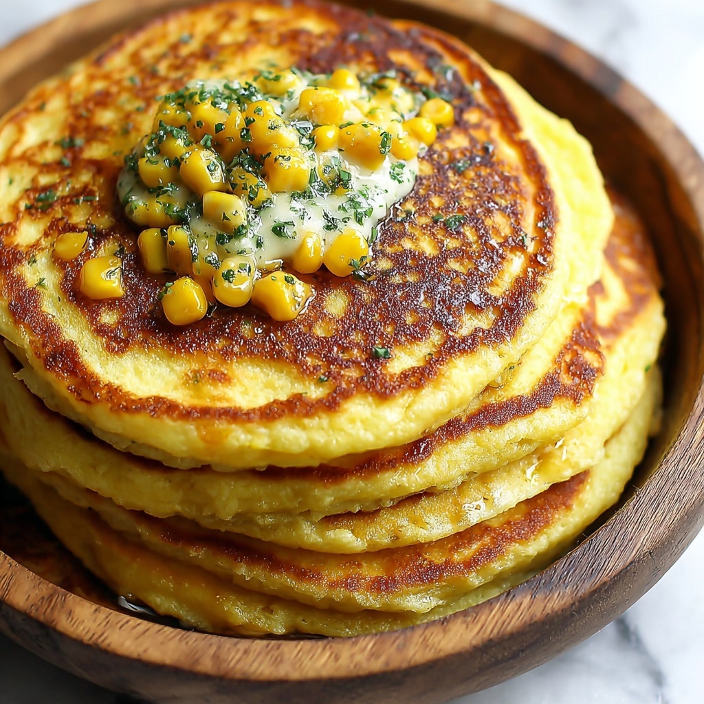 Venezuelan Sweet Corn Cachapas: Melt-in-Your-Mouth Delight Recipe - Recipe Image
