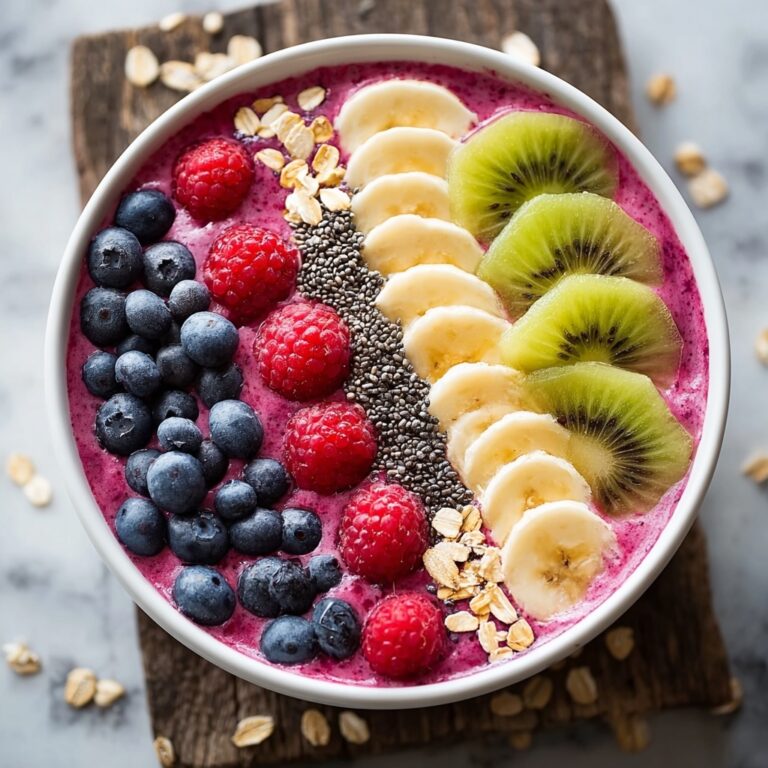 Energizing Breakfast Smoothie Bowl for a Vibrant Morning Boost Recipe