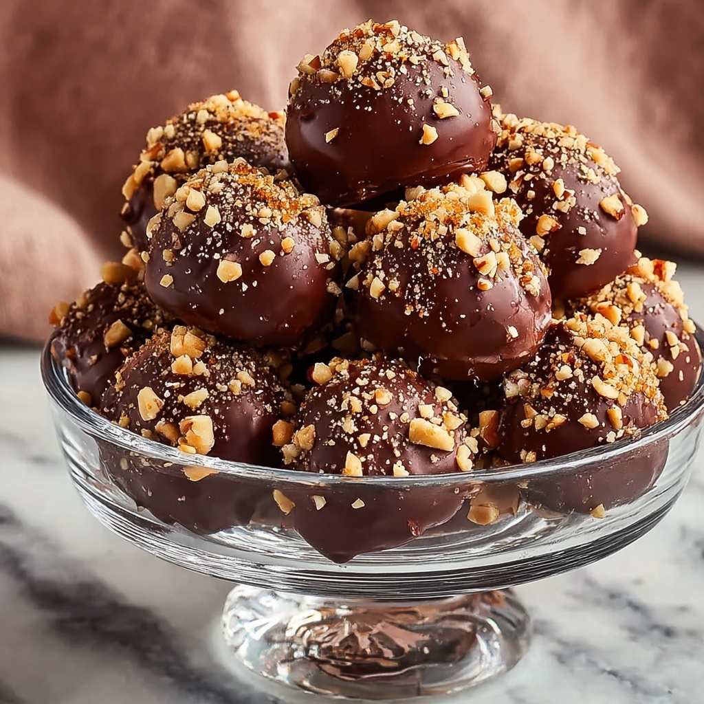 Chocolate Hazelnut No-Bake Truffles Recipe - Recipe Image