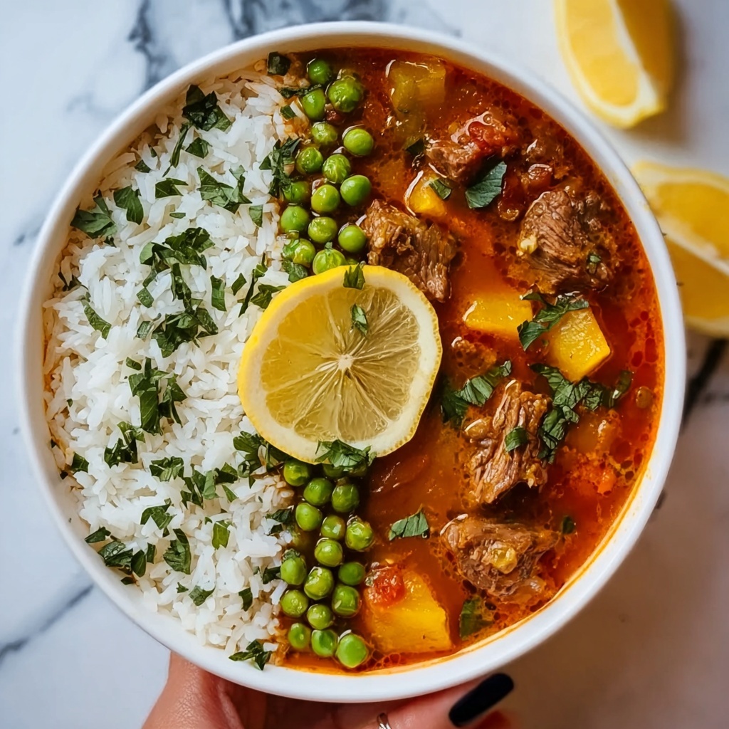 Delicious Bazella: Cozy Ribeye Steak and Peas Delight Recipe - Recipe Image