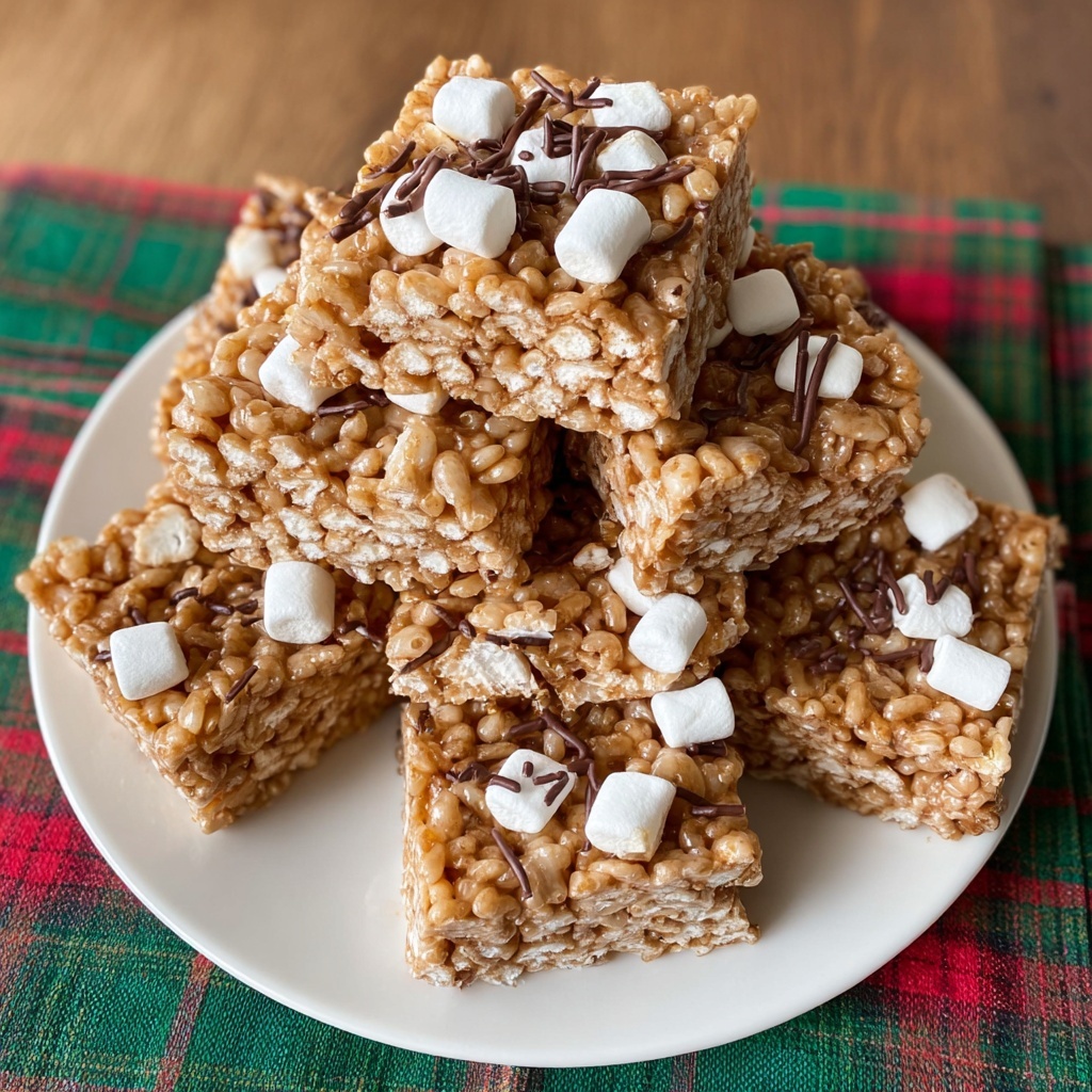 Hot Chocolate Rice Krispie Treats Recipe - Recipe Image