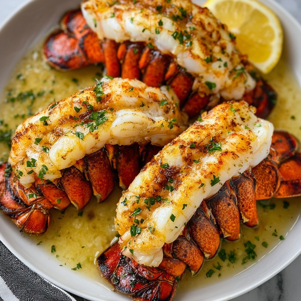 Lobster Tail Recipe with Garlic Herb Butter Recipe - Recipe Image