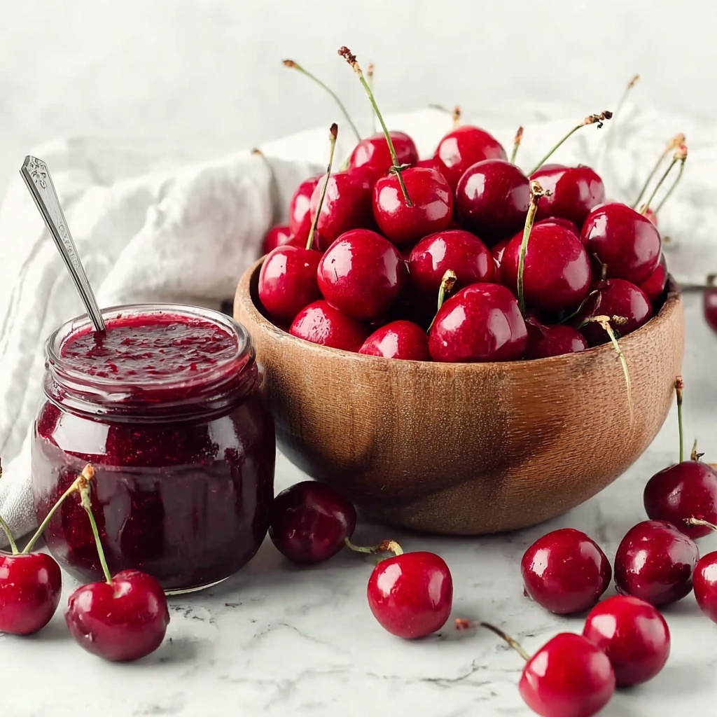 Small Batch Cherry Jam Recipe - Recipe Image