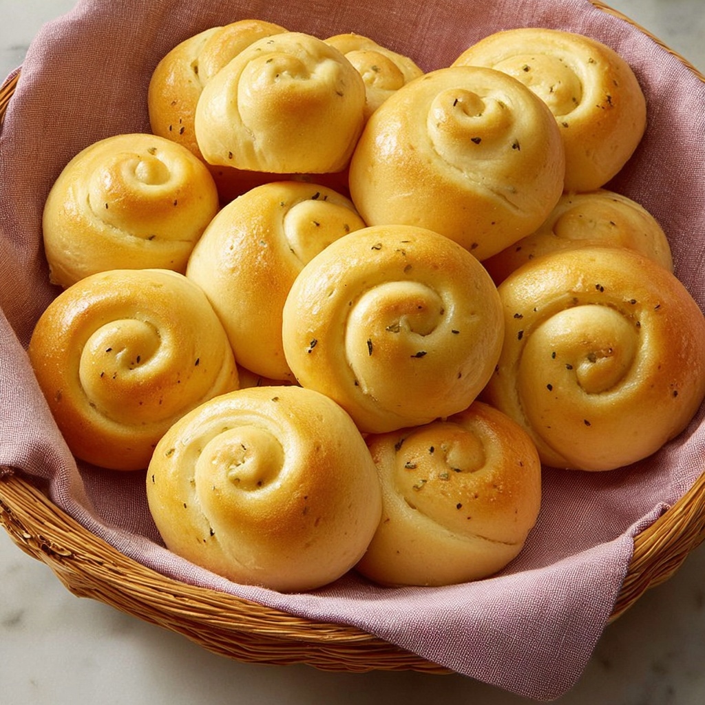 Grandma’s Rosemary Dinner Rolls Recipe - Recipe Image