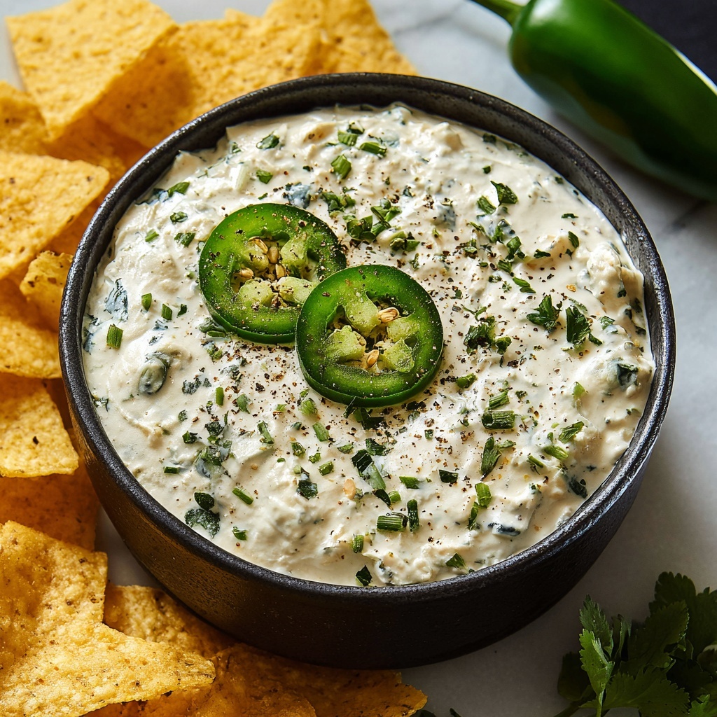 Creamy White Queso Dip Recipe - Recipe Image
