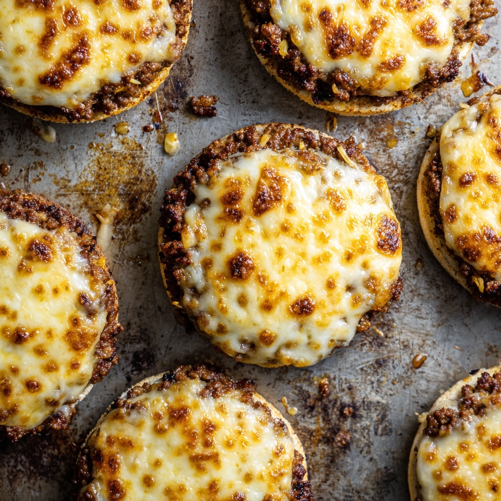 Pizza Burgers Recipe - Recipe Image