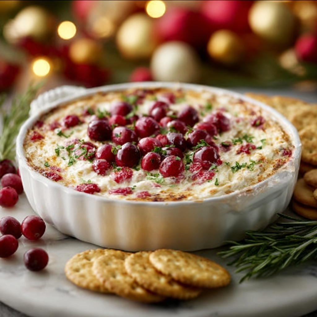 Baked Cream Cheese Cranberry Dip Recipe - Recipe Image
