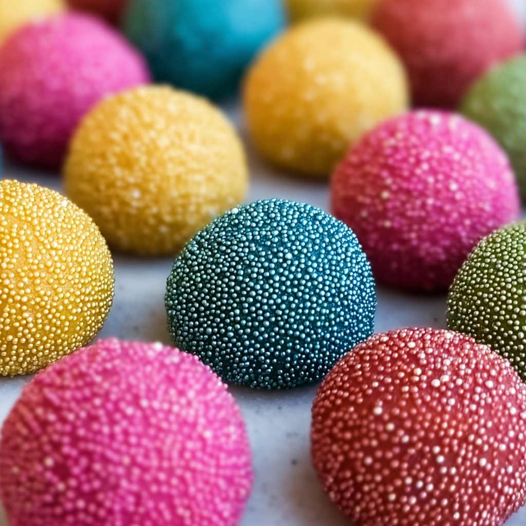Glitter Cookie Balls Recipe - Recipe Image