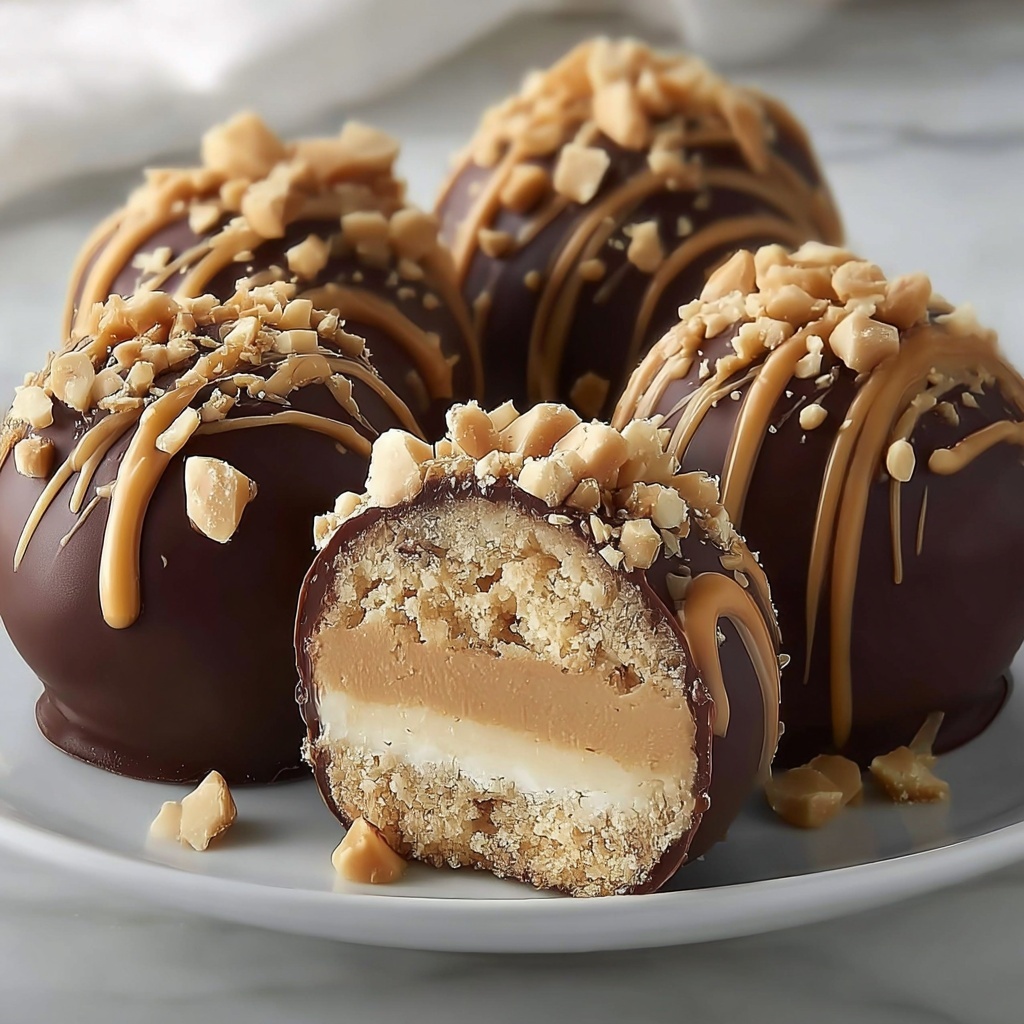 No-Bake Peanut Butter Cheesecake Balls Recipe - Recipe Image