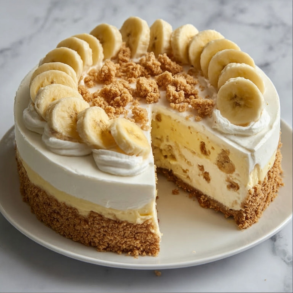 Banana Pudding Crunch Cheesecake Recipe - Recipe Image