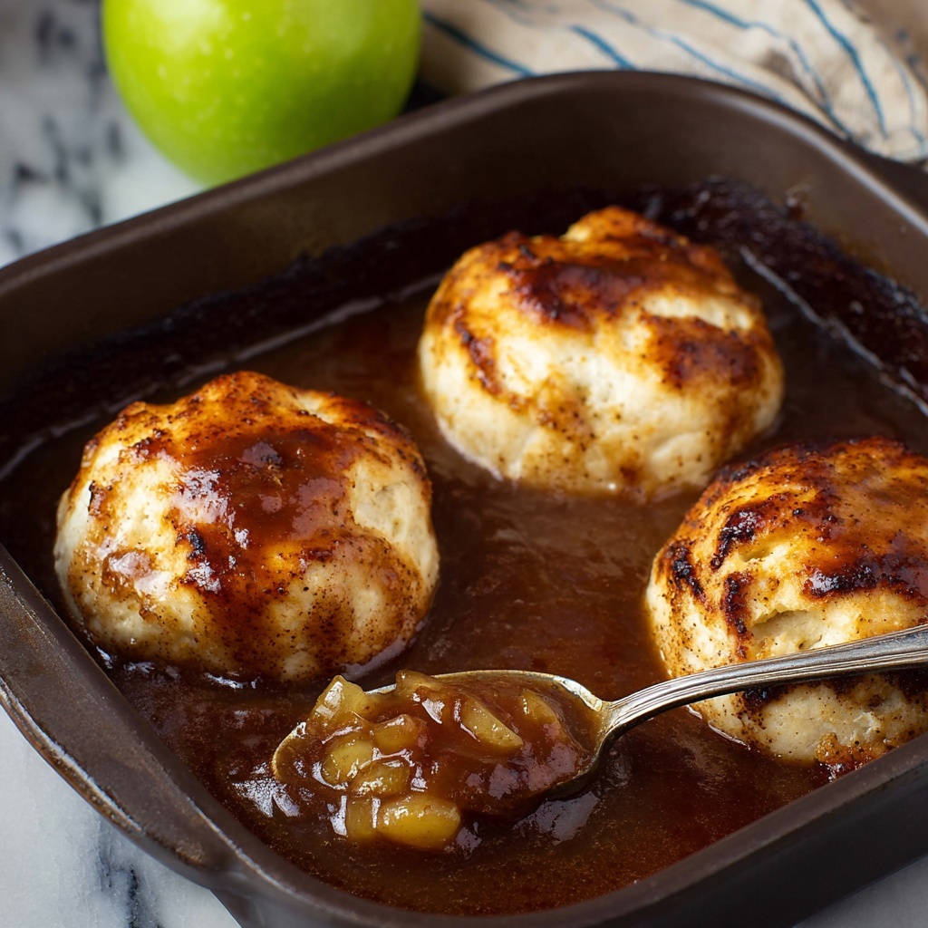 Apple Dumplings with Cinnamon Sugar Syrup Recipe - Recipe Image