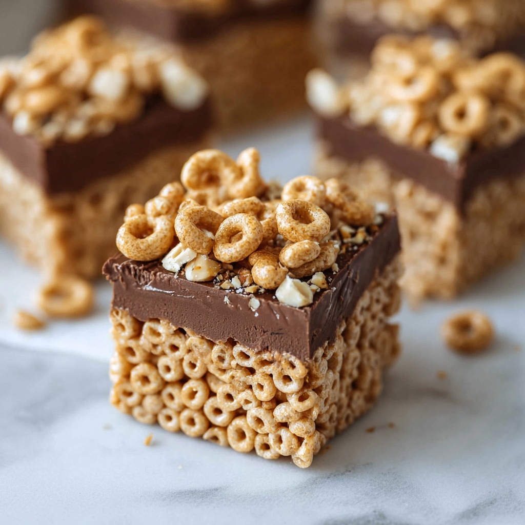Salted Peanut Butter Rice Krispies Treats Recipe - Recipe Image