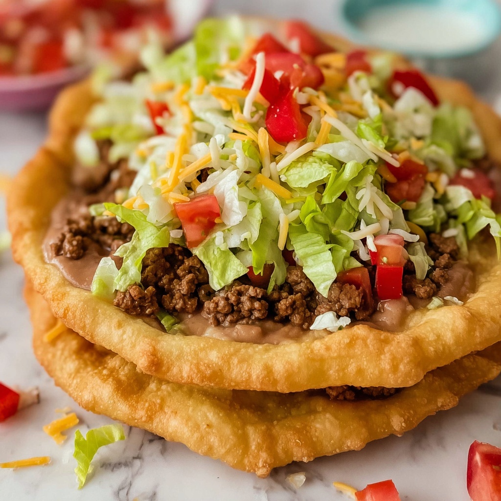 Indian Fry Bread Tacos Recipe - Recipe Image