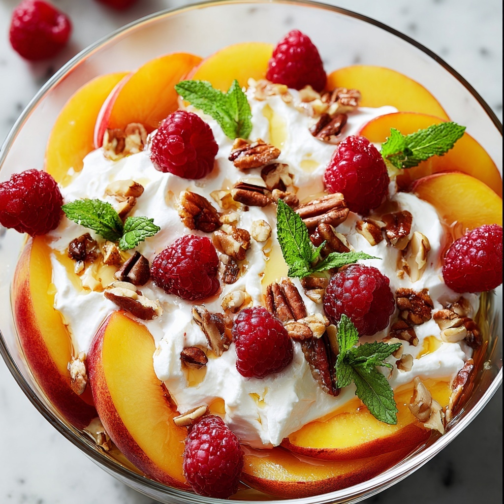 Millionaire Peach Salad Recipe - Recipe Image