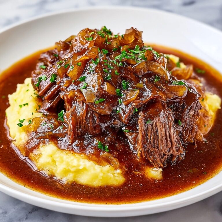 Slow Cooker French Onion Pot Roast Recipe