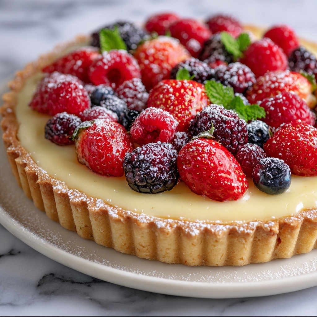 French Lemon Cream Tart Recipe - Recipe Image