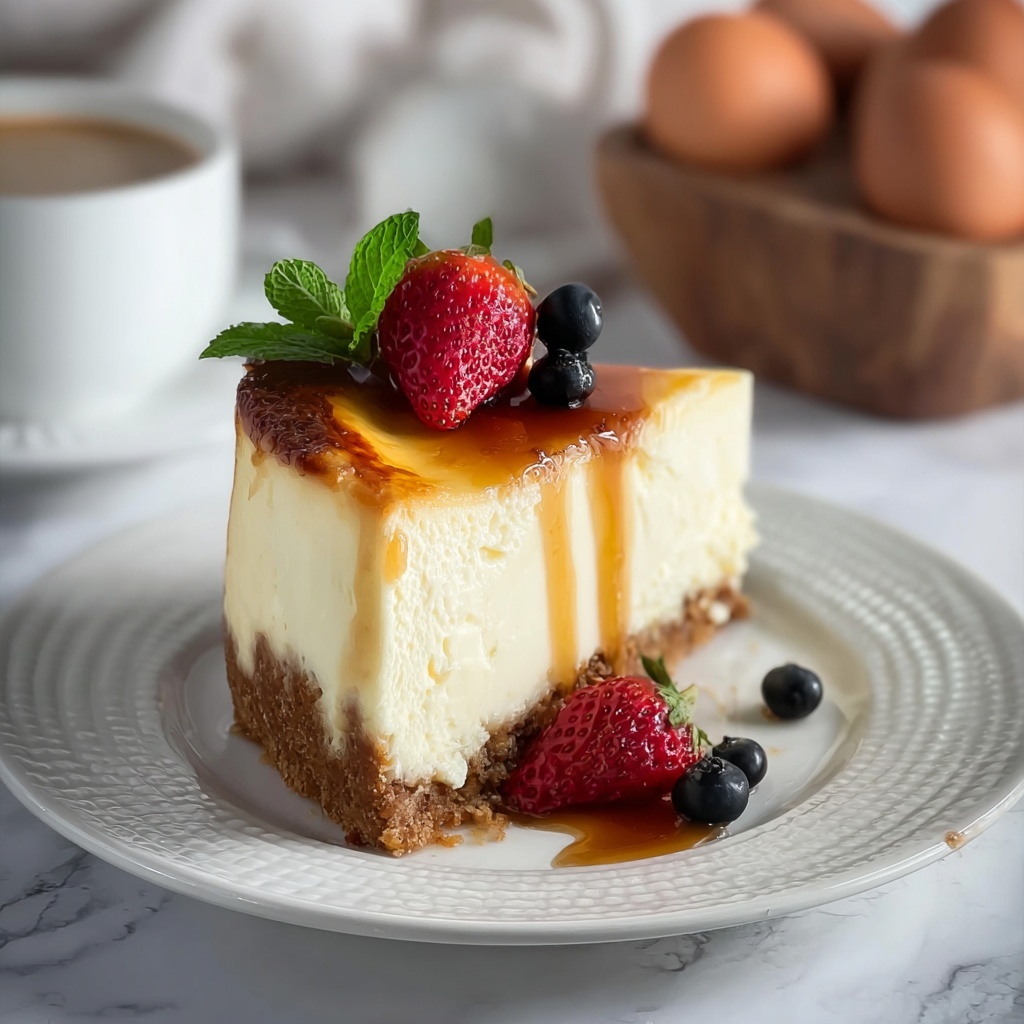 Cottage Cheese & Yogurt Egg Cheesecake - Recipe Image