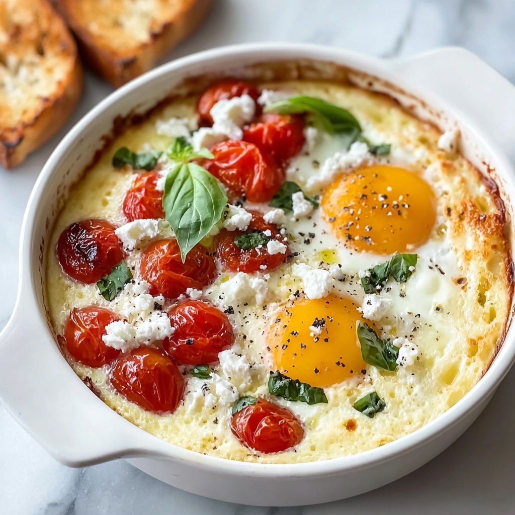 Flavor-Packed Baked Feta Eggs: The Ultimate Brunch! - Recipe Image