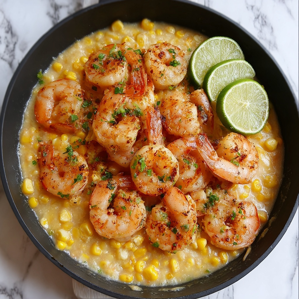 Creamy Shrimp and Corn Bliss: A 30-Minute Delight - Recipe Image