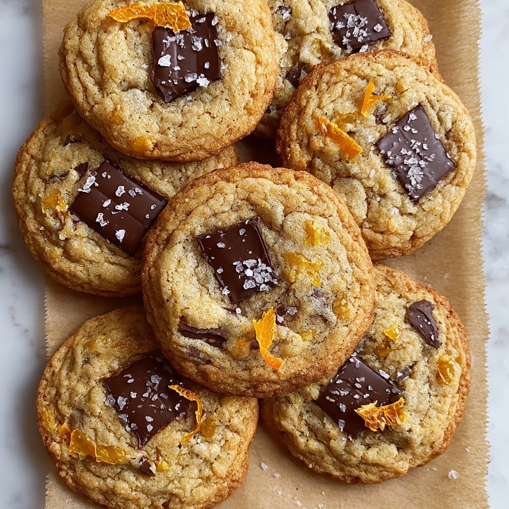 Orange Dark Chocolate Chunk Cookies Recipe - Recipe Image
