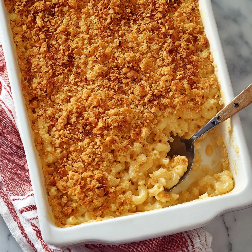 Baked Mac and Cheese with Cheez-It Crust Recipe - Recipe Image