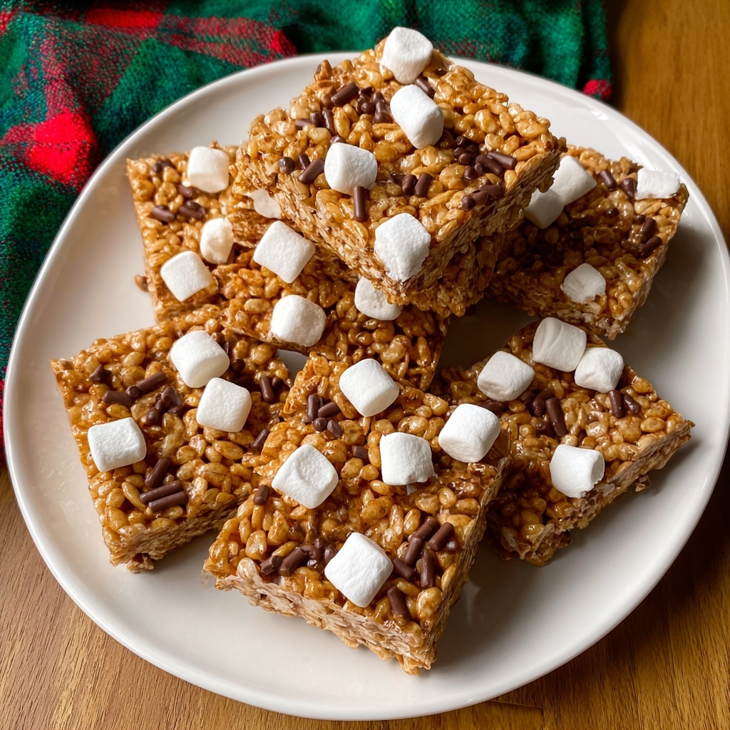 Hot Chocolate Rice Krispie Treats Recipe - Recipe Image