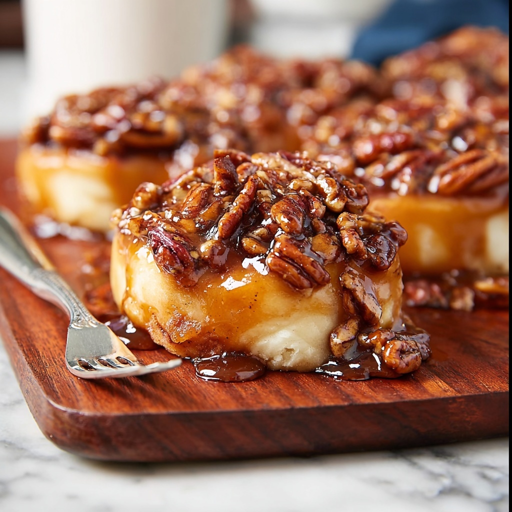 Shortcut Caramel Pecan Cinnamon Rolls Recipe - Recipe Image