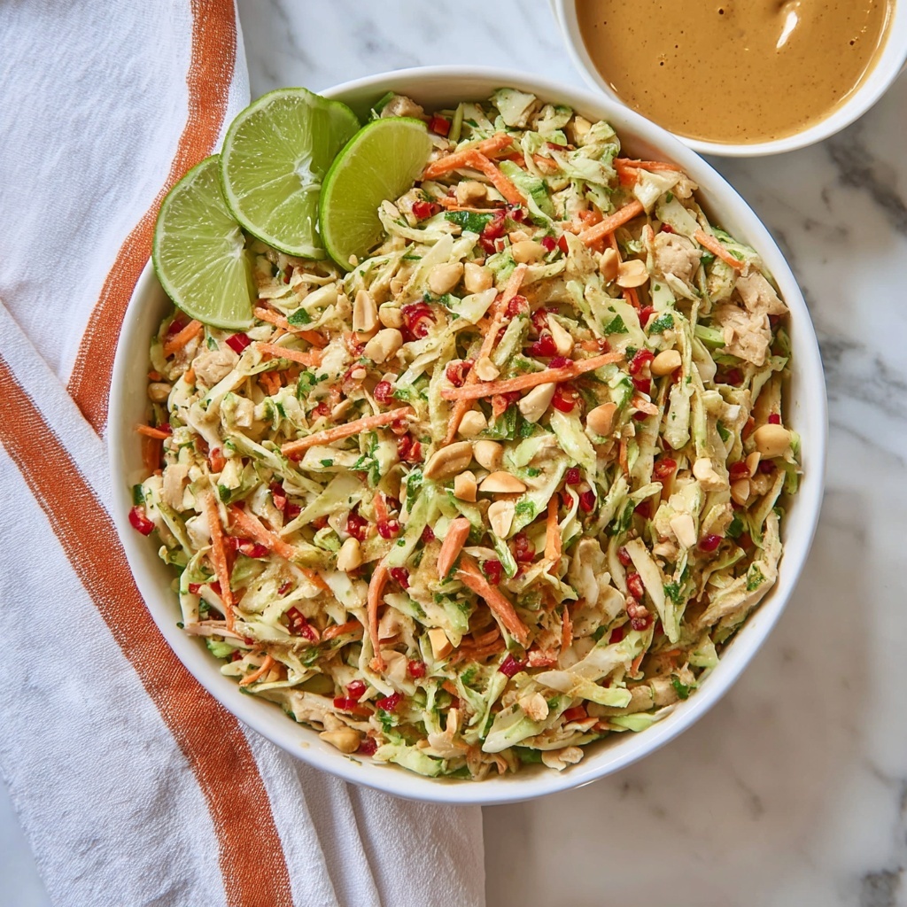 Thai Peanut Chicken Salad Recipe - Recipe Image