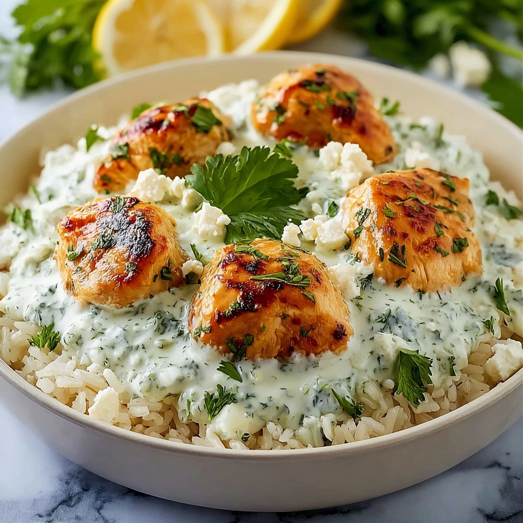 Dump-and-Bake Chicken Tzatziki Casserole Recipe - Recipe Image