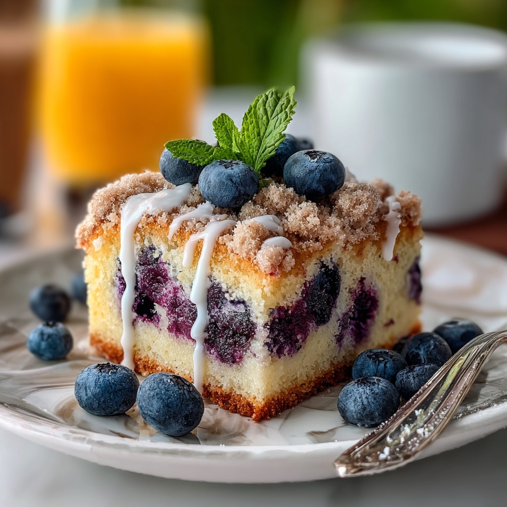Blueberry Coffee Cake Recipe - Recipe Image