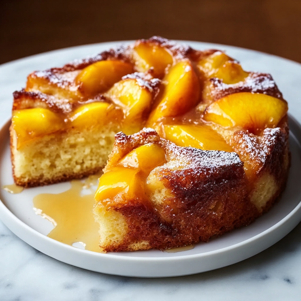 Peach Cobbler French Toast Bake Recipe - Recipe Image