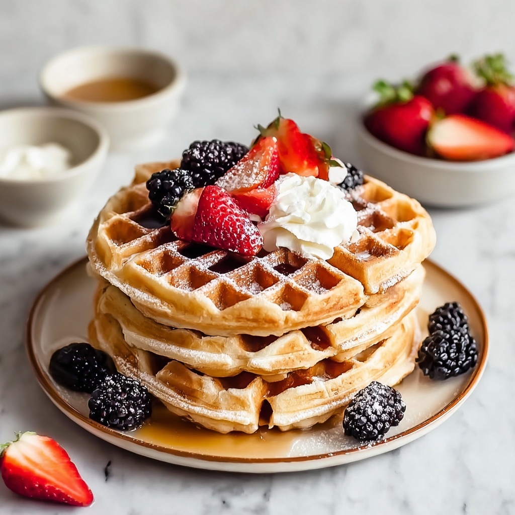 Healthy Protein Waffles in 10 Minutes Recipe - Recipe Image
